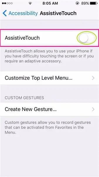 Encender Assistive Touch