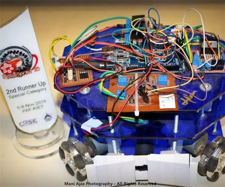 Robotul de fotbal CHAMPION 4Omni Wheel: 7 pași (cu imagini)