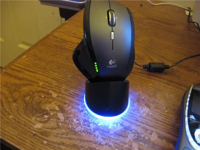 Baza de încărcare Logitech MX-Revolution Baza de iluminare cu accent