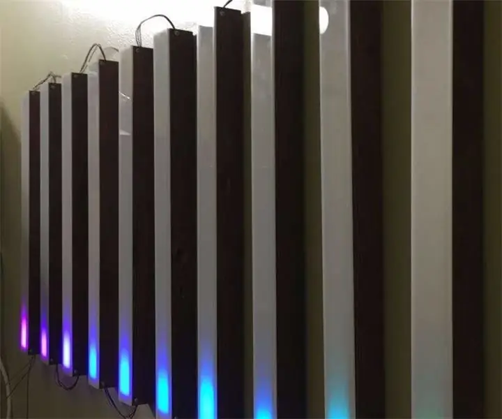 Visual Visual Strip Strip LED Retro: 4 Langkah (dengan Gambar)