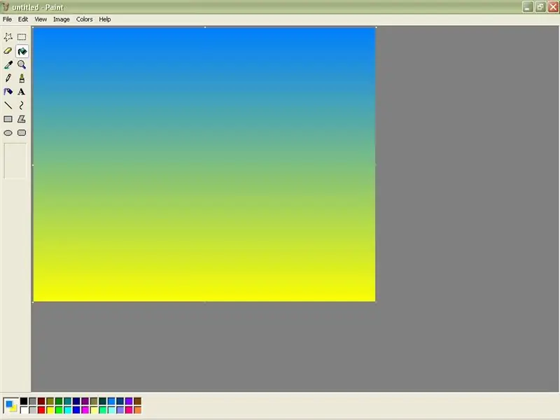 Gradients trong Microsoft Paint: 5 bước