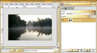 Open de afbeelding in GIMP