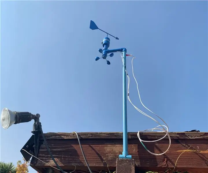 Cara Membangun Anemometer Anda Sendiri Menggunakan Suis Reed, Sensor Kesan Hall dan Beberapa Skrap pada Nodemcu. - Bahagian 1 - Perkakasan: 8 Langkah (dengan Gambar)