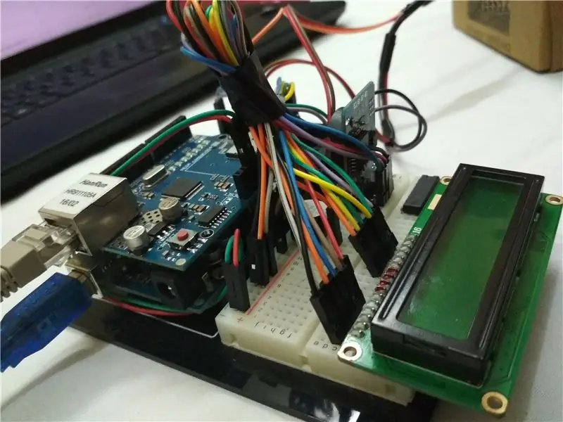 Stel LCD 16x2 in lyn met Arduino -bord