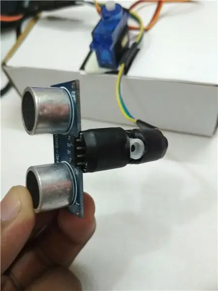 Line Up Ultrasonic Sensor - HC-SR04 Dengan Arduino Board