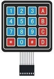 4x4 хэмжээтэй товчлуурын матриц, LED ба Buzzer -ийг Arduino самбартай холбох