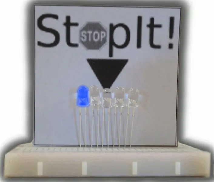 StopIt! LED оюну (Arduino тарабынан иштелип чыккан): 6 кадам