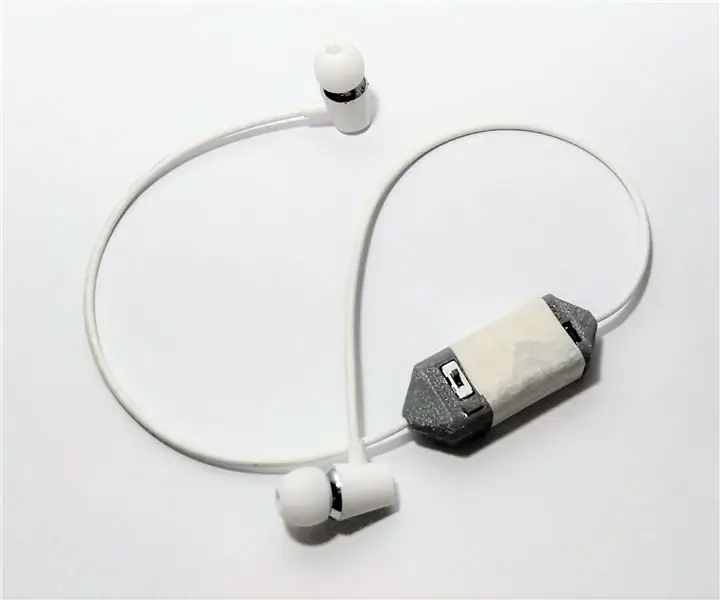 DIY Bluetooth Headset (BK8000L Chip) 3D Imechapishwa: 6 Hatua (na Picha)