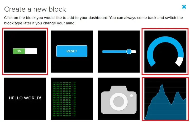 การเชื่อมต่อ ESP8266 กับ Adafruit IO: การสร้างแดชบอร์ด