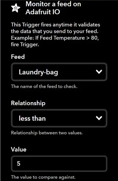 Sukurkite trigerį iš „Adafruit“