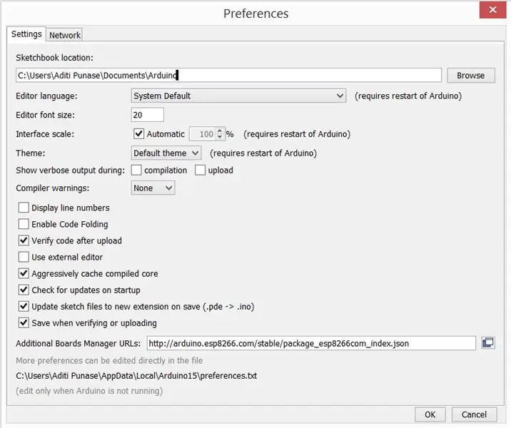 Configuration de votre ESP