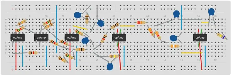 Yhdistä kaikki 3 komponenttia ja simuloi elektrokardiogrammia (EKG)