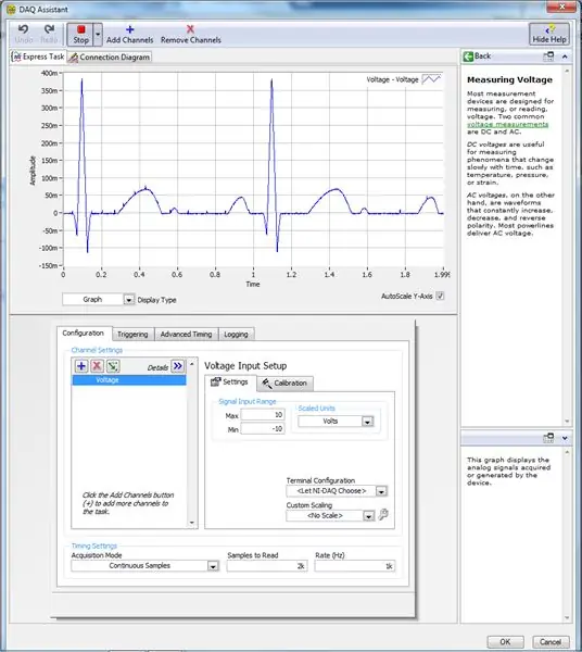 Otvorite LabView, izradite novi projekt i postavite DAQ pomoćnika