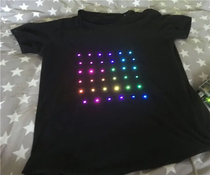 Tricou Arduino DIY 6x6 Matrix: 8 pași (cu imagini)