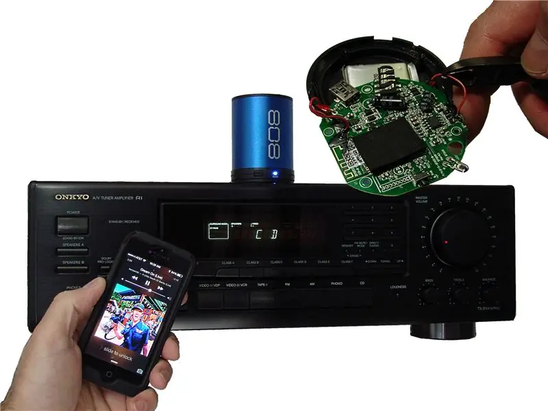 Difuzor Bluetooth Difuzor - Streaming Home Theatre: 8 pași (cu imagini)