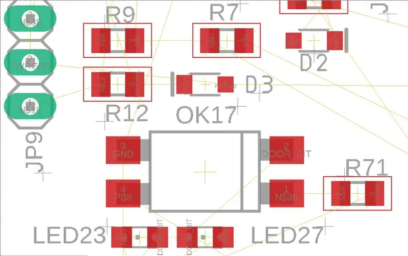 Krok 5: Opravte štítky na hodvábnej obrazovke