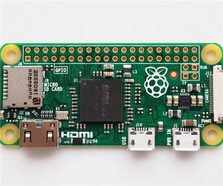 Конфигуратор El Wifi Y Активирайте El SSH En Una Raspberry PI ZERO: 3 стъпки