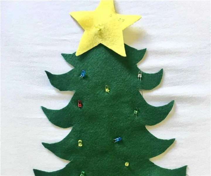 Textilní LED diody na vánoční stromeček // LED diody Árbol Navidad Textil Y: 3 kroky