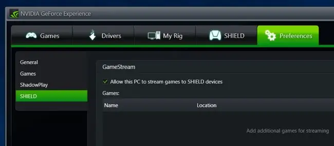 Настройка GameStream