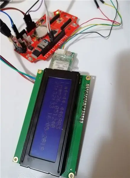 Afisare Coordonate + Timestamp Pe LCD