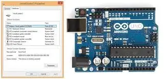 „Arduino Uno“į USB klaviatūrą