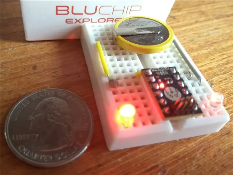 Automatizuotos namų užuolaidos - mini projektas su „MakerChips“„BluChip“(nRF51 BLE) moduliu