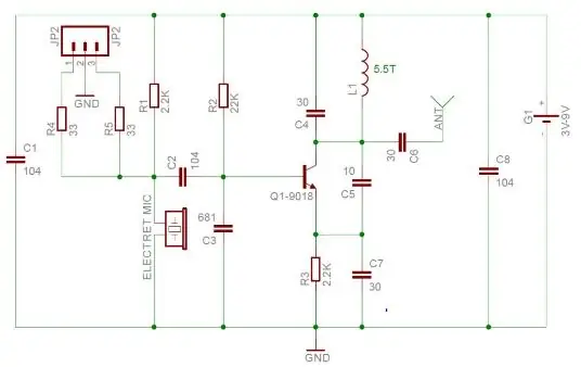 ከዚህ በታች በተሰጠው PCB እና Schematic ላይ ይመልከቱ