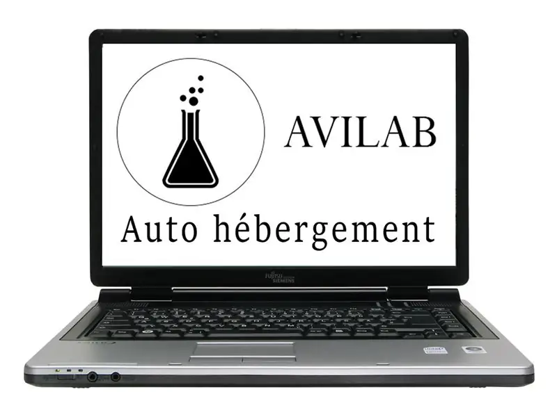 „Auto Hébergement Sur Vieux“nešiojamasis kompiuteris