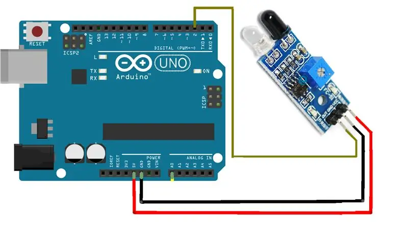 Սենսորների փոխազդեցություն Arduino UNO- ի հետ