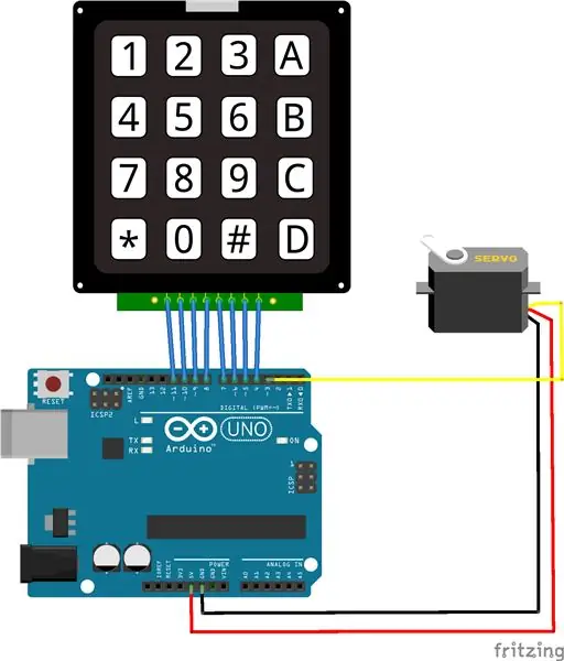 Pripojte servomotor