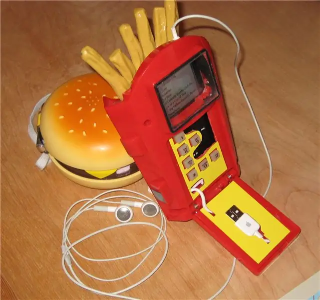 French Fry Telepono + Ipod = Fry-pod