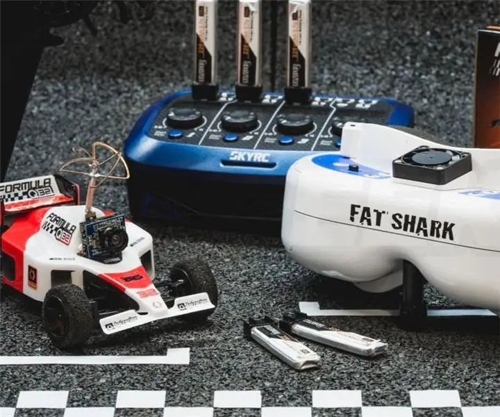 Mobil Remote Control HPI Q32 Dengan Upgrade FPV: 10 Langkah (dengan Gambar)