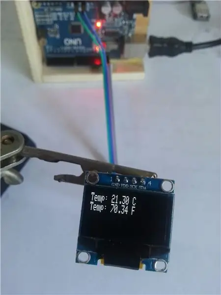 EASY Arduino OLED Sensori i të dhënave