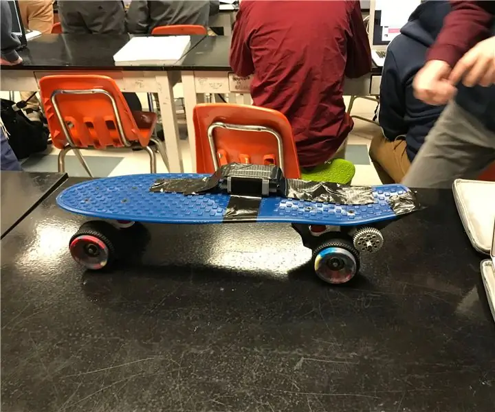 Electric Penny Board V1: 8 passos (amb imatges)