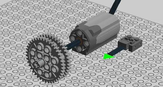 Motor final e configuração da engrenagem