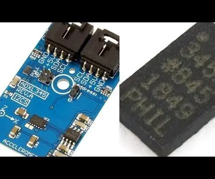 Raspberry Pi - מדריך תאוצה 3 -ציר ADXL345 מדריך תאוצה: 4 שלבים