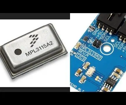 Raspberry Pi - MPL3115A2 Přesný snímač výškoměru Python Výuka: 4 kroky