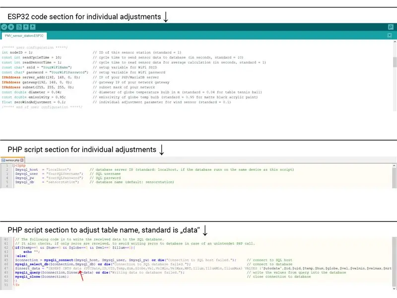 Ohjelmisto - ESP, PHP ja MariaDB Configuration