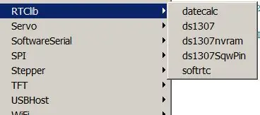 Reinicialize o relógio em tempo real DS1307 (RTC) no módulo de registro de dados