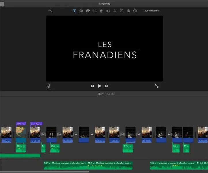 Kommentaar Effectuer Un Montage Vidéo Sur IMovie: 5 stappe