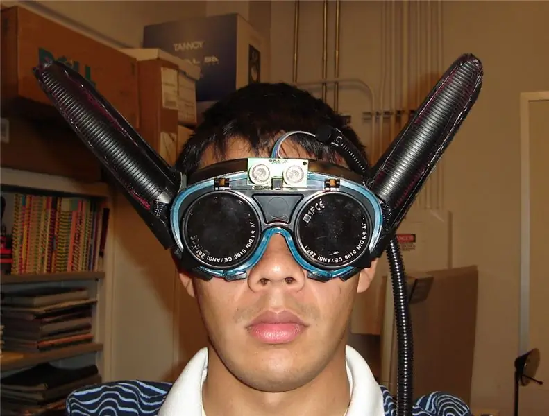 Ultrasonik Batgoggles: 14 Adım (Şəkillərlə birlikdə)