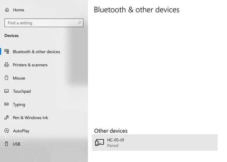 Connessione Bluetooth