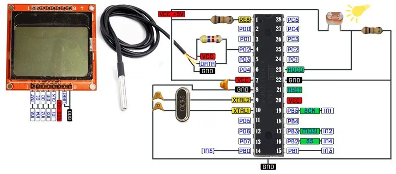 Muntatge del circuit del dispositiu de monitorització