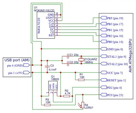 Bewakingsapparaat Circuitassemblage