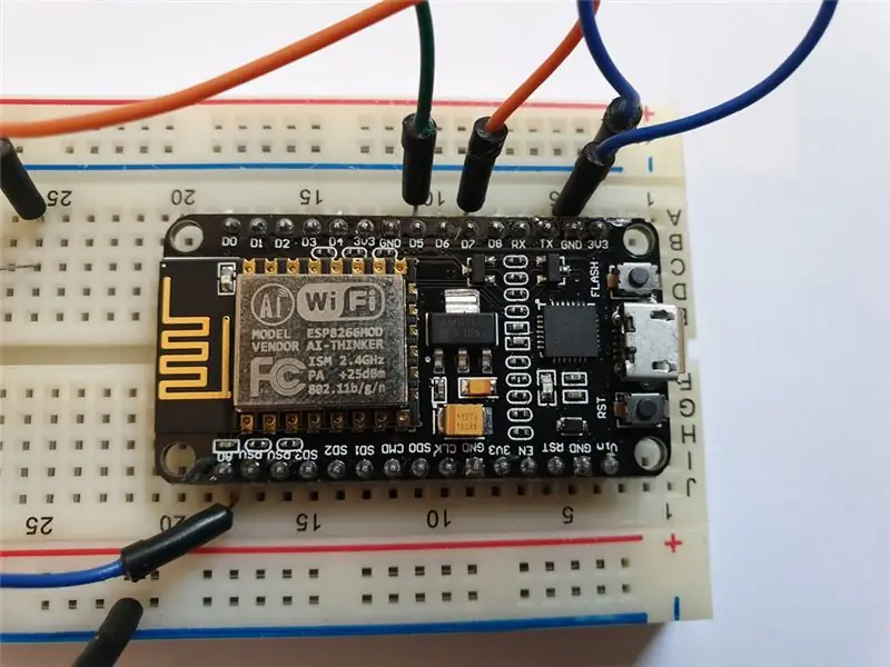 Zaznamenajte údaje a vytvorte graf online pomocou serverov NodeMCU, MySQL, PHP a Chartjs.org