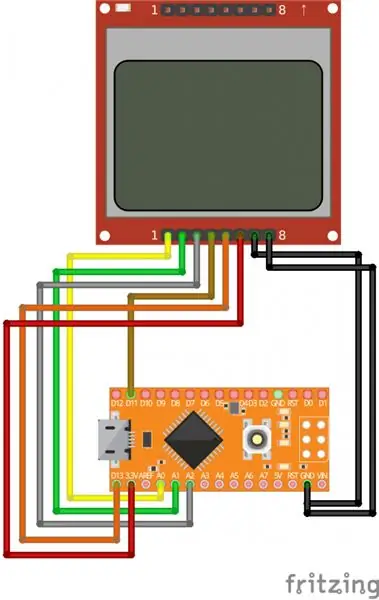 ሥዕላዊ መግለጫዎች De Conexiones Arduino Y Lcd