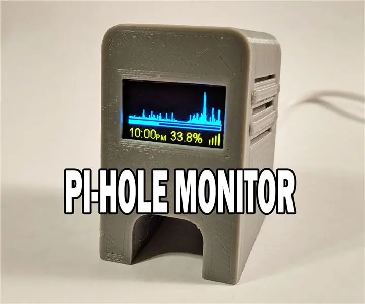 Pi-hole მონიტორი ESP8266 OLED დისპლეით: 4 ნაბიჯი