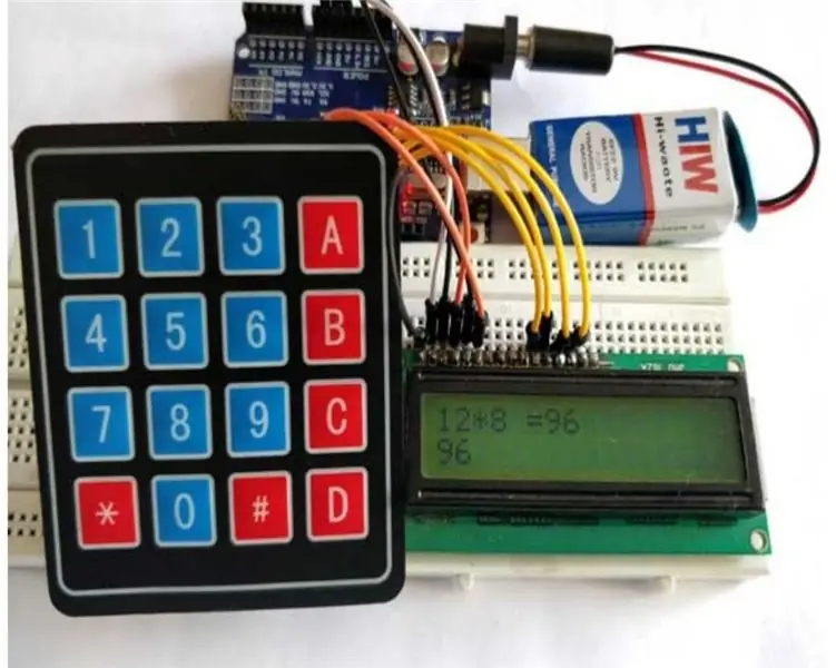 Calculadora Arduino: 6 etapas