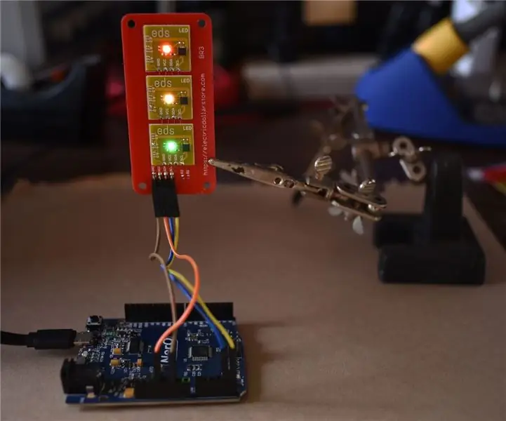 Arduino féklámpa: 3 lépés