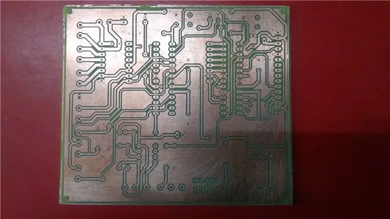 La segunda versión de la placa base para la máquina bobinadora de MDF DigiCon